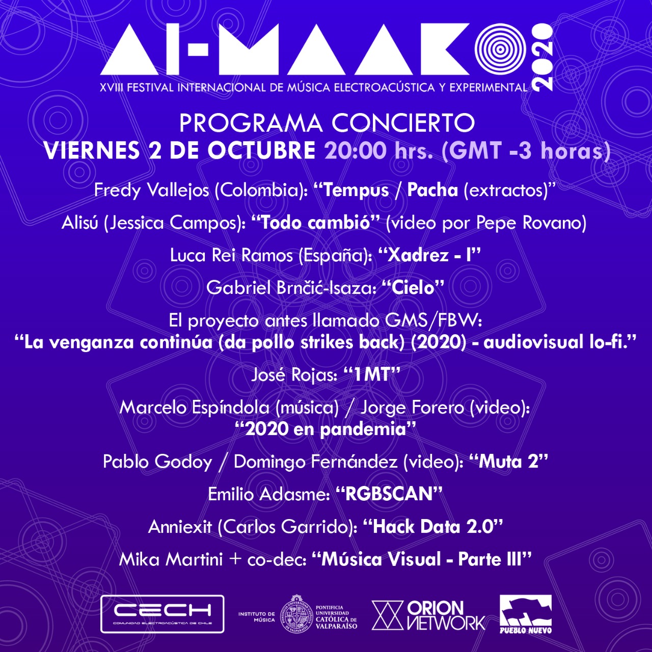 Ai-Maako 2020: Concierto